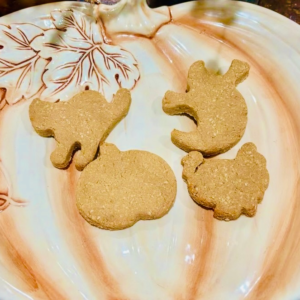 Seasonal Peanut Butter Banana Biscuits